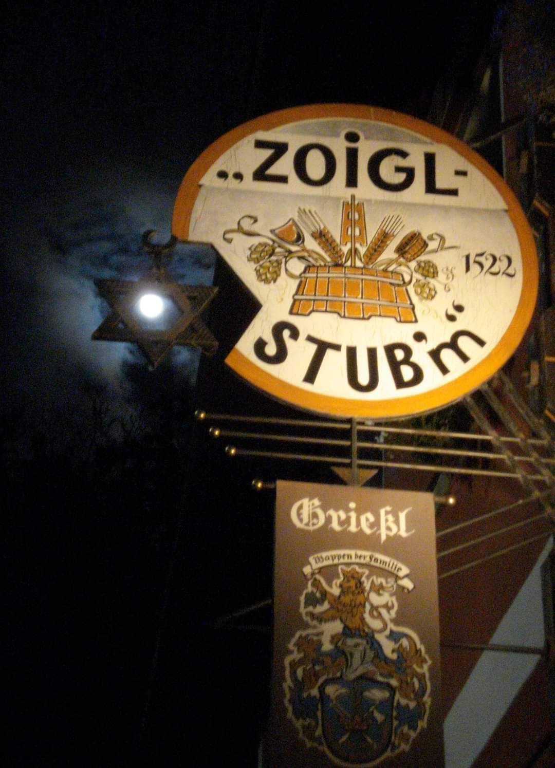 Schild von Zoigl - das Oberpfälzer Bier